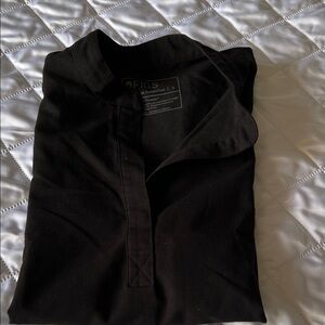 Figs Black Rafaela Scrub Top